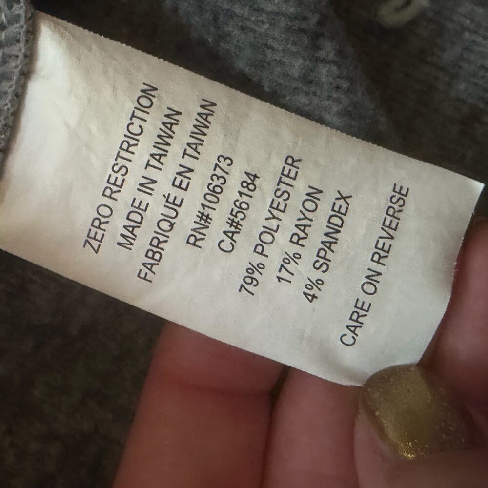 Zero Restriction Regan Mock Neck 1/4 Zip Small - Picture 4 of 5